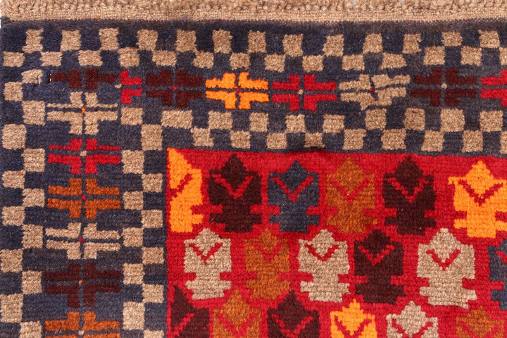 Baluchi 3' 4 x 4' 6 - No. 55091 - ALRUG Rug Store