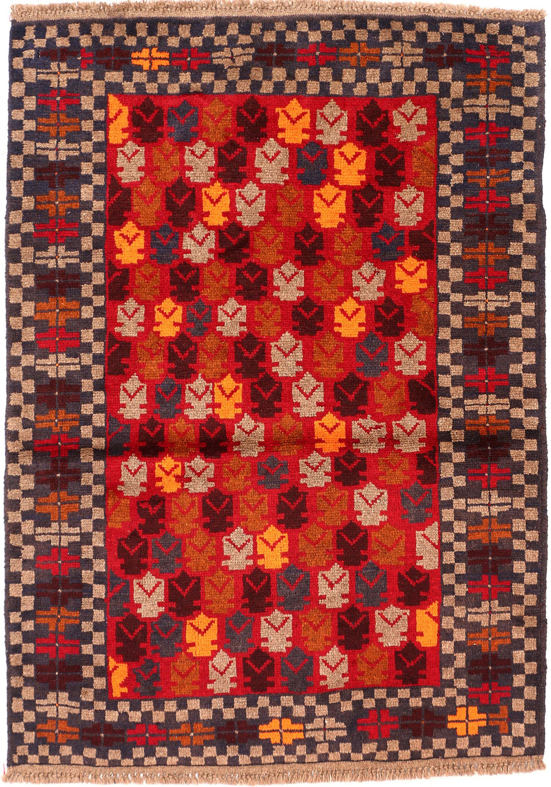 Baluchi 3' 4 x 4' 6 - No. 55091 - ALRUG Rug Store