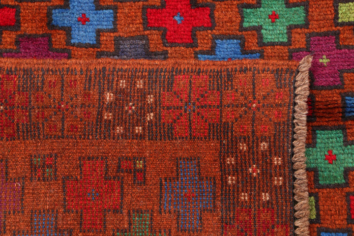 Multi Colored Baluchi 3' 3 x 4' 8 - No. 55094 - ALRUG Rug Store