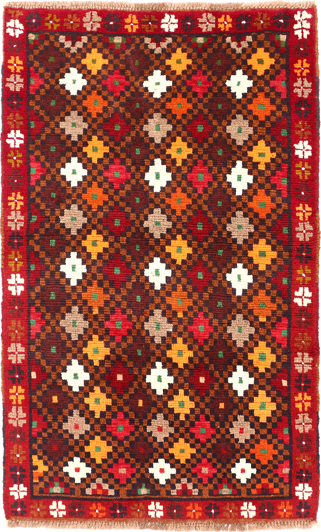 Multi Colored Baluchi 2' 10 x 4' 8 - No. 55097 - ALRUG Rug Store