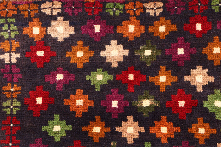 Multi Colored Baluchi 3' 3 x 4' 11 - No. 55101 - ALRUG Rug Store