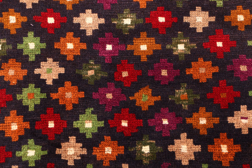 Multi Colored Baluchi 3' 3 x 4' 11 - No. 55101 - ALRUG Rug Store