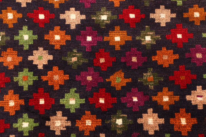 Multi Colored Baluchi 3' 3 x 4' 11 - No. 55101 - ALRUG Rug Store