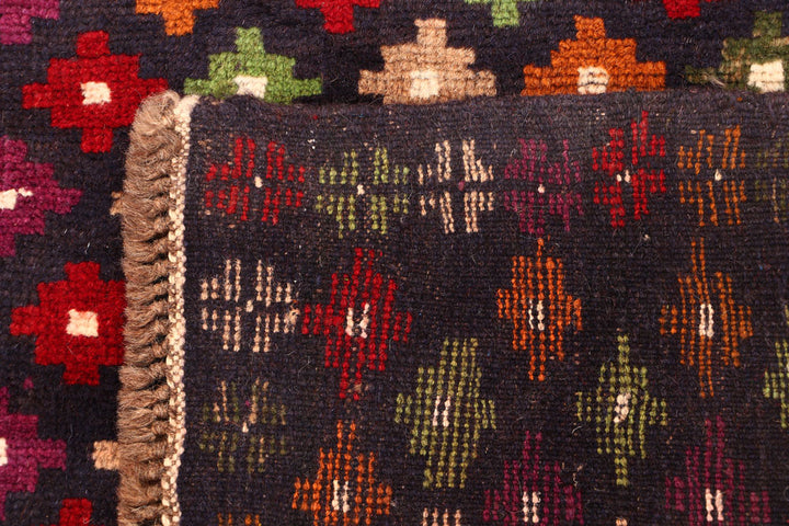 Multi Colored Baluchi 3' 3 x 4' 11 - No. 55101 - ALRUG Rug Store