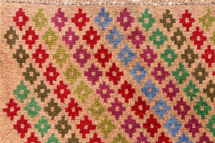 Wheat Baluchi 3' 4 x 4' 3 - No. 55102 - ALRUG Rug Store