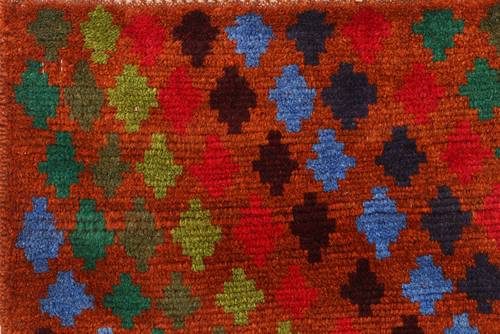 Saddle Brown Baluchi 3' 8 x 4' 5 - No. 55103 - ALRUG Rug Store