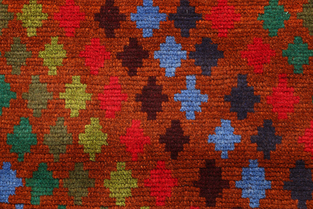 Saddle Brown Baluchi 3' 8 x 4' 5 - No. 55103 - ALRUG Rug Store