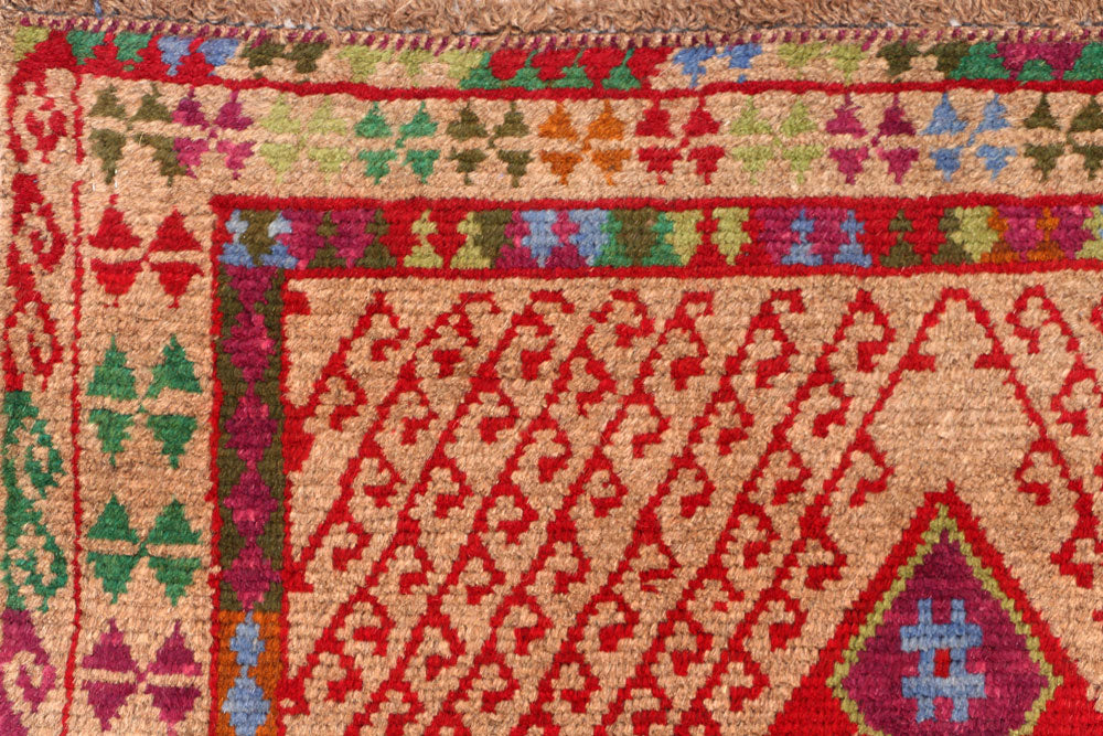 Navajo White Baluchi 3' 4 x 4' 1 - No. 55104 - ALRUG Rug Store
