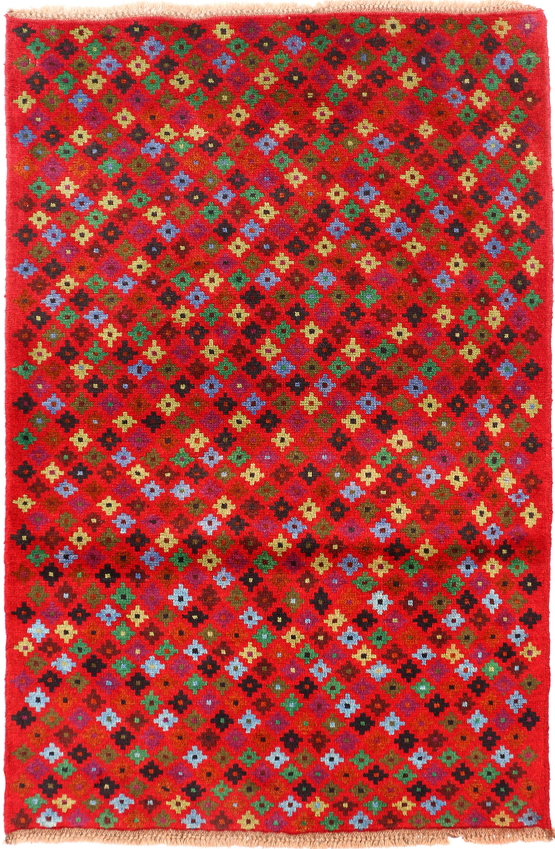 Firebrick Baluchi 3' 3 x 4' 10 - No. 55111 - ALRUG Rug Store