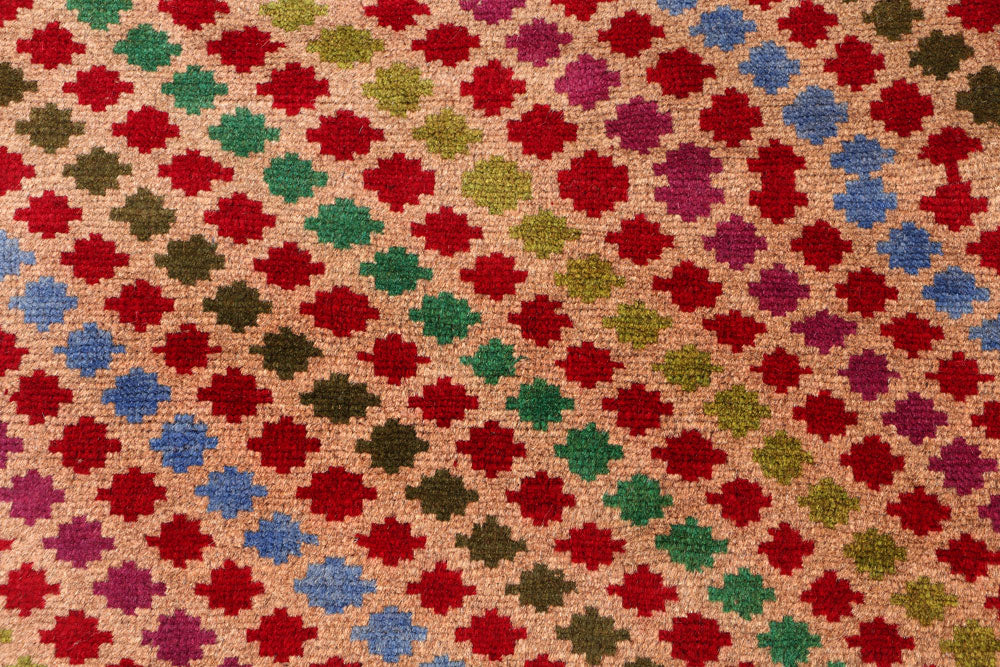 Multi Colored Baluchi 3' 3 x 4' 10 - No. 55113 - ALRUG Rug Store