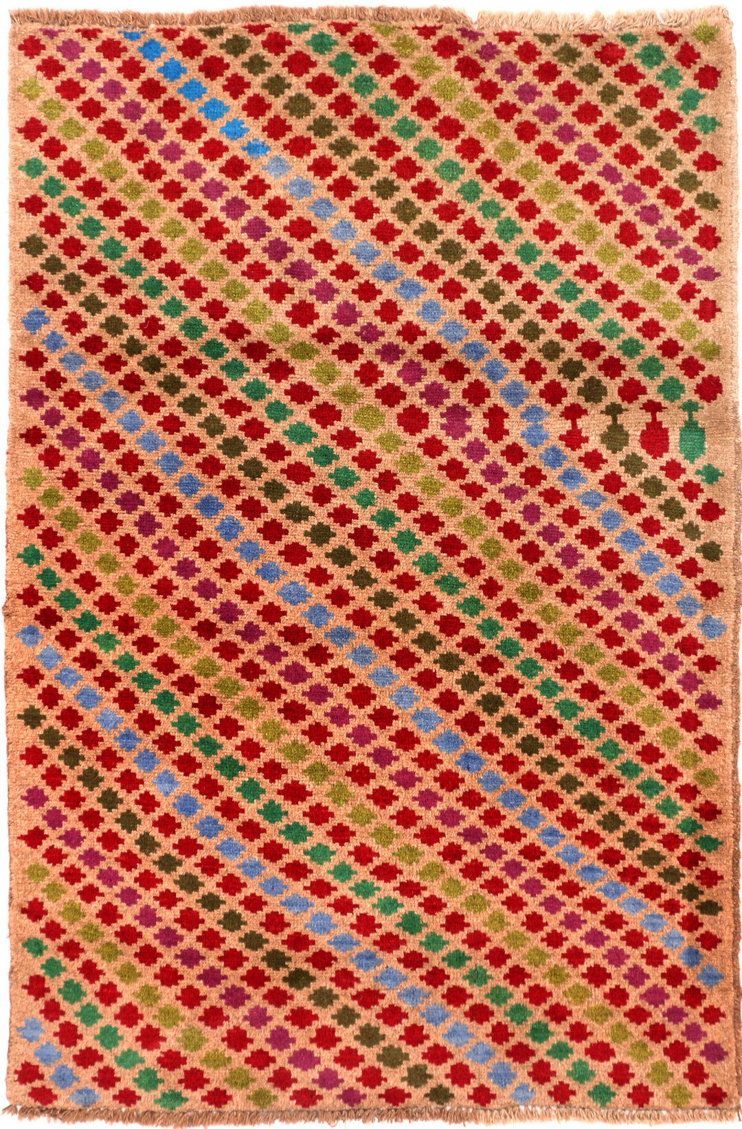 Multi Colored Baluchi 3' 3 x 4' 10 - No. 55113 - ALRUG Rug Store