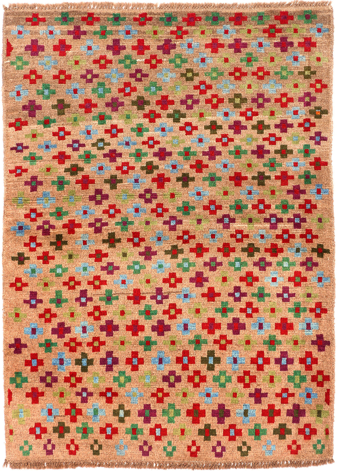 Tan Baluchi 3' 6 x 4' 9 - No. 55116 - ALRUG Rug Store