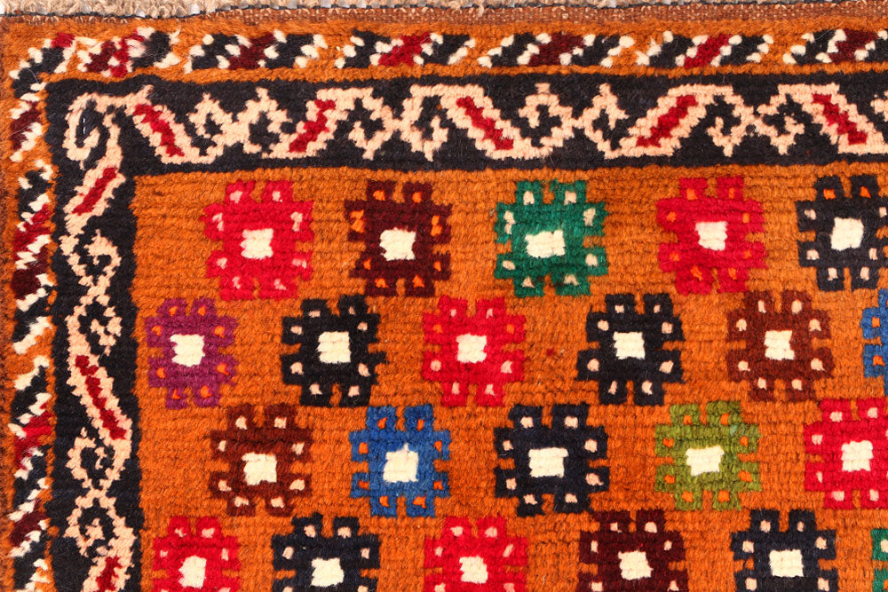 Chocolate Baluchi 3' 5 x 5' 1 - No. 55122 - ALRUG Rug Store