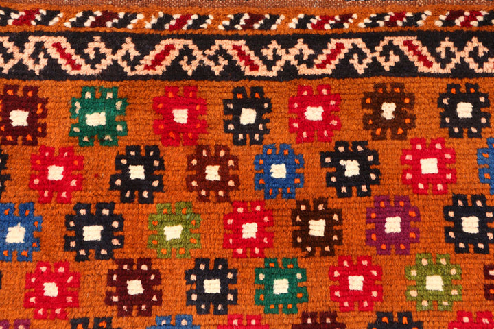 Chocolate Baluchi 3' 5 x 5' 1 - No. 55122 - ALRUG Rug Store