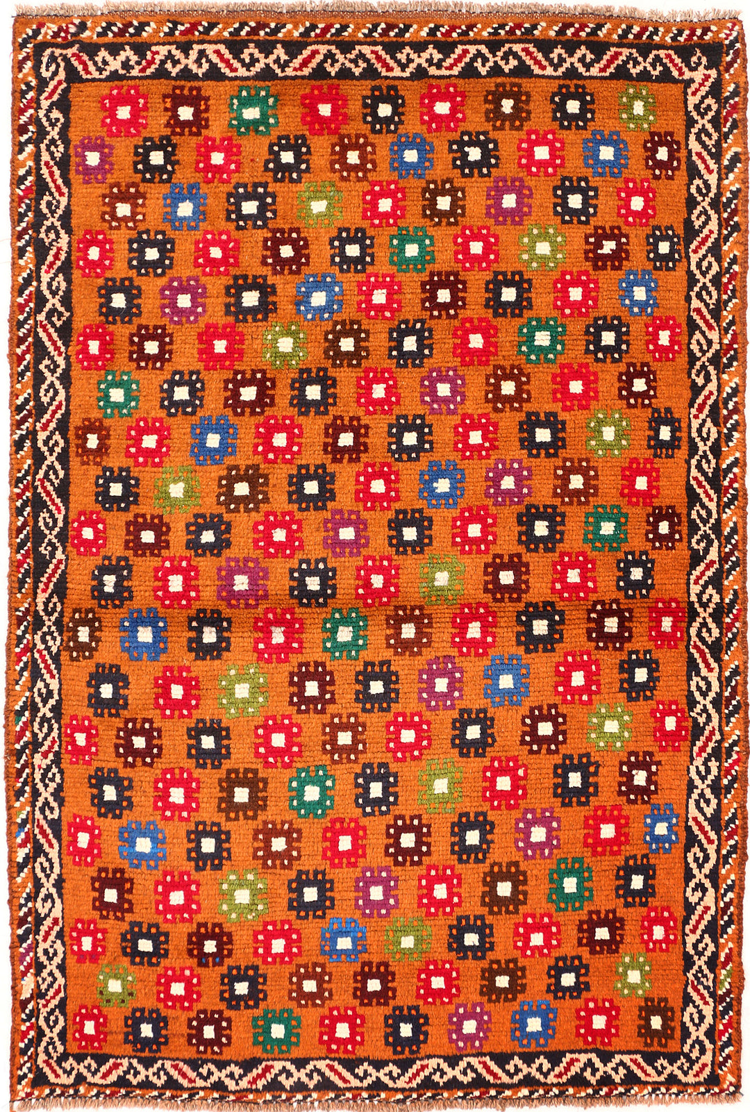 Chocolate Baluchi 3' 5 x 5' 1 - No. 55122 - ALRUG Rug Store