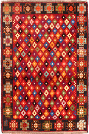 Multi Colored Baluchi 3' 1 x 4' 6 - No. 55124 - ALRUG Rug Store