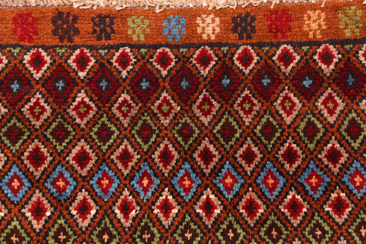 Multi Colored Baluchi 3' 5 x 4' 6 - No. 55128 - ALRUG Rug Store