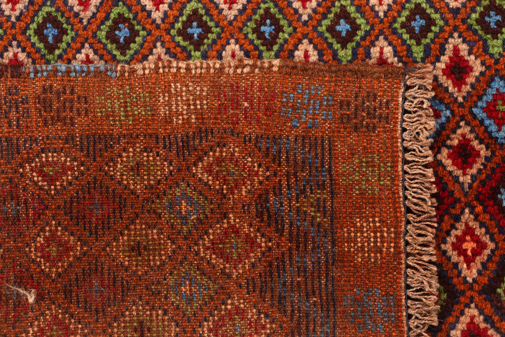 Multi Colored Baluchi 3' 5 x 4' 6 - No. 55128 - ALRUG Rug Store