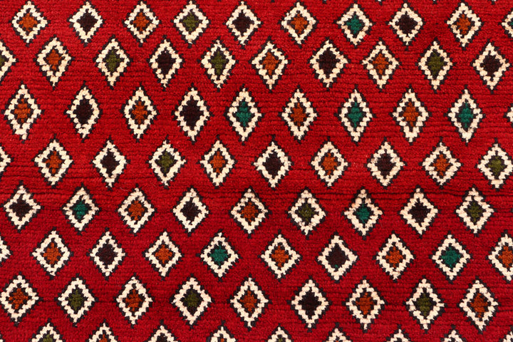 Firebrick Baluchi 3' 5 x 4' 6 - No. 55131 - ALRUG Rug Store