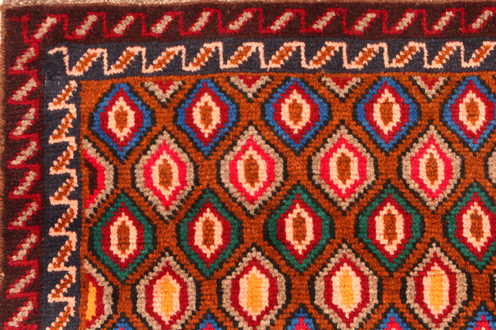 Multi Colored Baluchi 3' 2 x 4' 8 - No. 55132 - ALRUG Rug Store