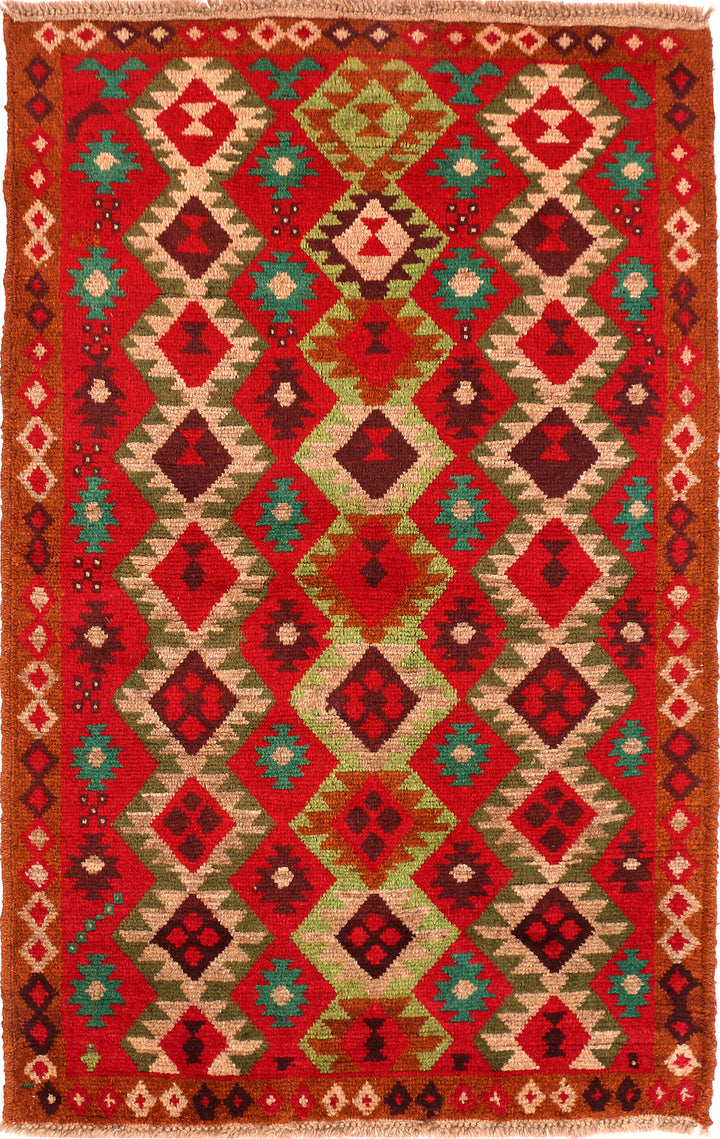 Multi Colored Baluchi 3' 3 x 5' 1 - No. 55133 - ALRUG Rug Store