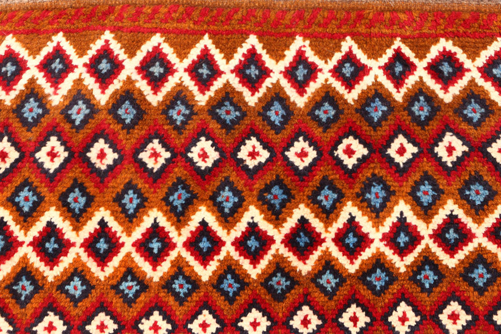 Multi Colored Baluchi 3' 4 x 4' 6 - No. 55135 - ALRUG Rug Store