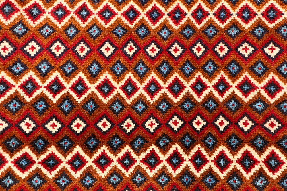 Multi Colored Baluchi 3' 4 x 4' 6 - No. 55135 - ALRUG Rug Store