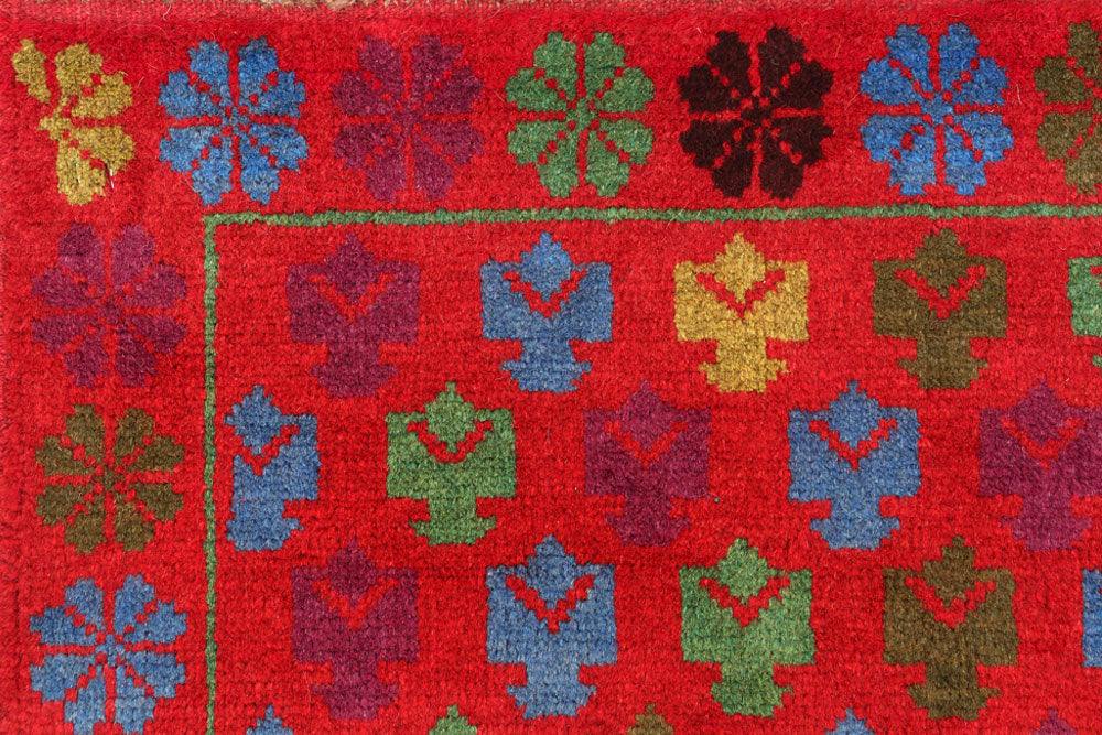 Red Baluchi 3' x 4' 7 - No. 55138 - ALRUG Rug Store