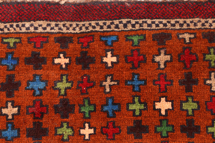 Multi Colored Baluchi 3' 3 x 5' 2 - No. 55140 - ALRUG Rug Store