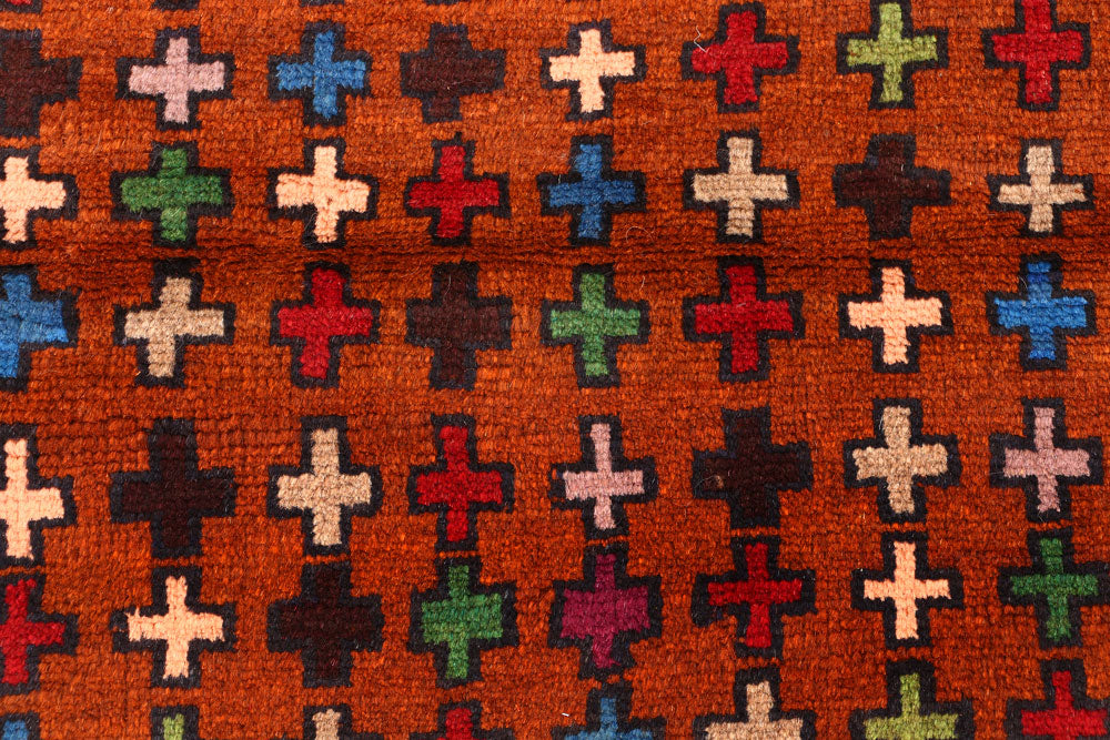 Multi Colored Baluchi 3' 3 x 5' 2 - No. 55140 - ALRUG Rug Store