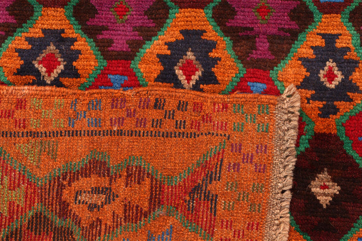 Multi Colored Baluchi 3' 4 x 4' 6 - No. 55142 - ALRUG Rug Store