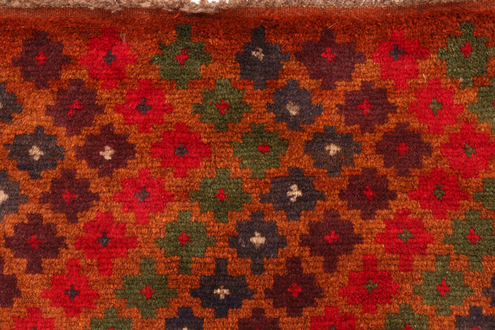 Multi Colored Baluchi 3' 4 x 4' 10 - No. 55147 - ALRUG Rug Store