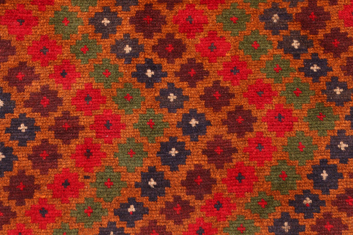 Multi Colored Baluchi 3' 4 x 4' 10 - No. 55147 - ALRUG Rug Store