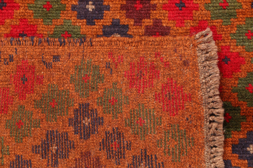 Multi Colored Baluchi 3' 4 x 4' 10 - No. 55147 - ALRUG Rug Store