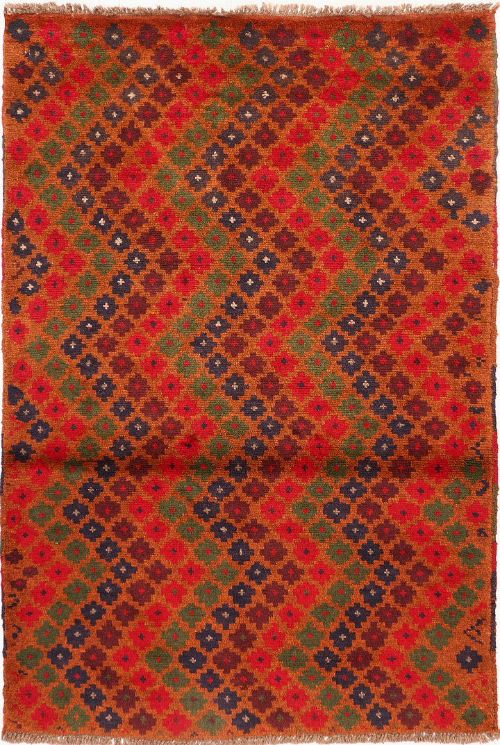 Multi Colored Baluchi 3' 4 x 4' 10 - No. 55147 - ALRUG Rug Store