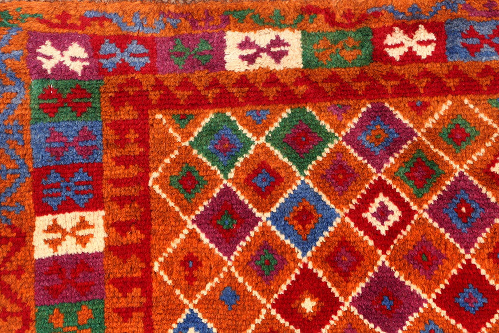 Multi Colored Baluchi 3' 3 x 4' 5 - No. 55150 - ALRUG Rug Store
