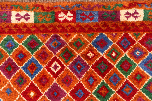 Multi Colored Baluchi 3' 3 x 4' 5 - No. 55150 - ALRUG Rug Store