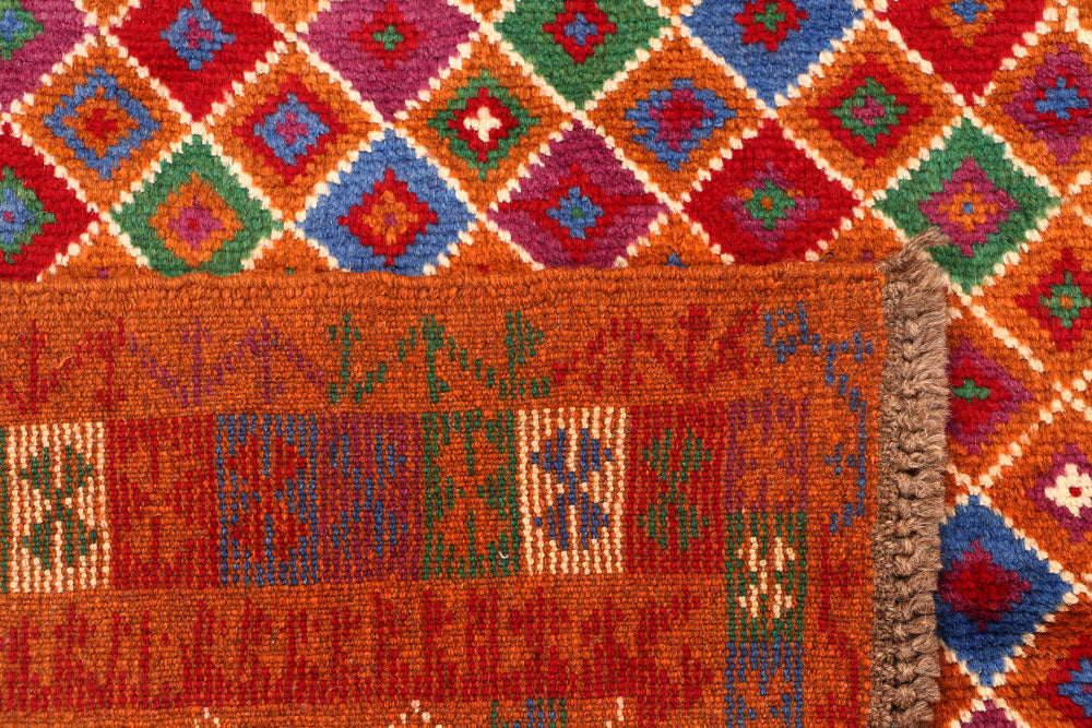 Multi Colored Baluchi 3' 3 x 4' 5 - No. 55150 - ALRUG Rug Store