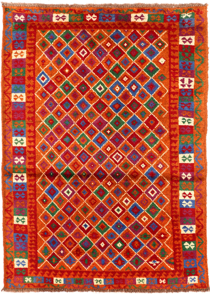 Multi Colored Baluchi 3' 3 x 4' 5 - No. 55150 - ALRUG Rug Store