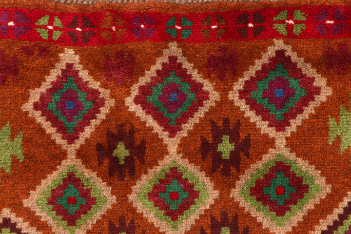 Multi Colored Baluchi 3' 3 x 4' 9 - No. 55152 - ALRUG Rug Store