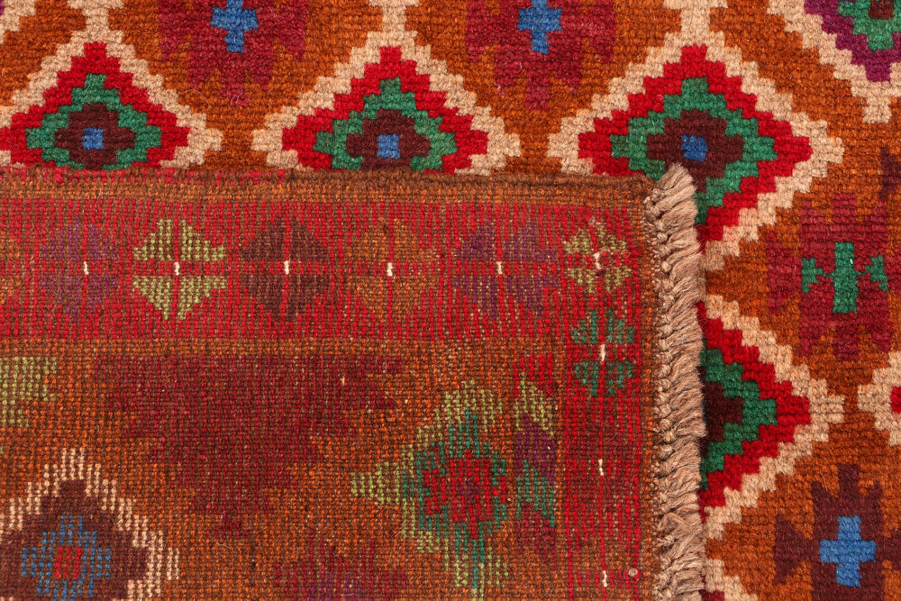 Multi Colored Baluchi 3' 3 x 4' 9 - No. 55152 - ALRUG Rug Store