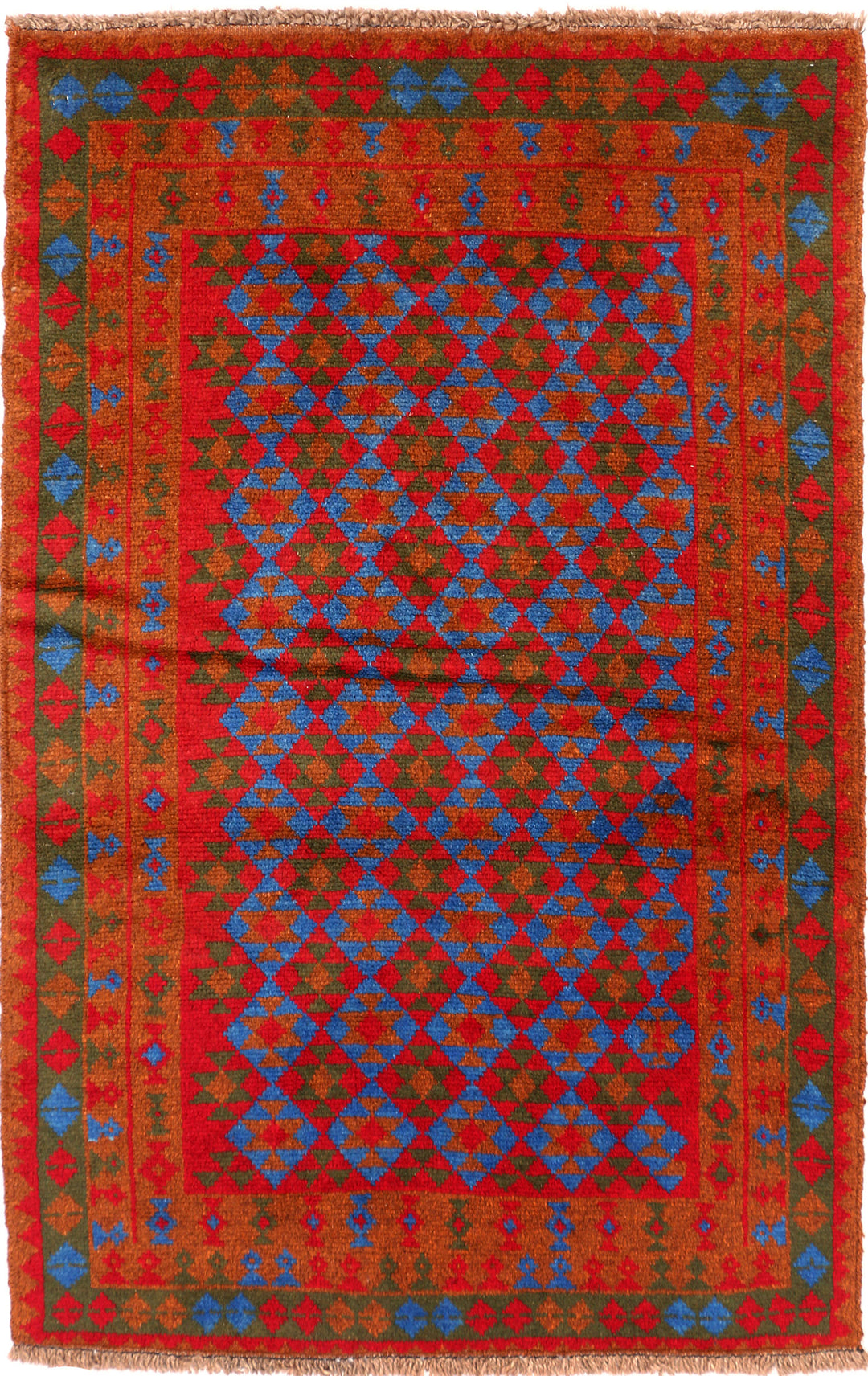 Multi Colored Baluchi 3' 2 x 4' 10 - No. 55157 - ALRUG Rug Store