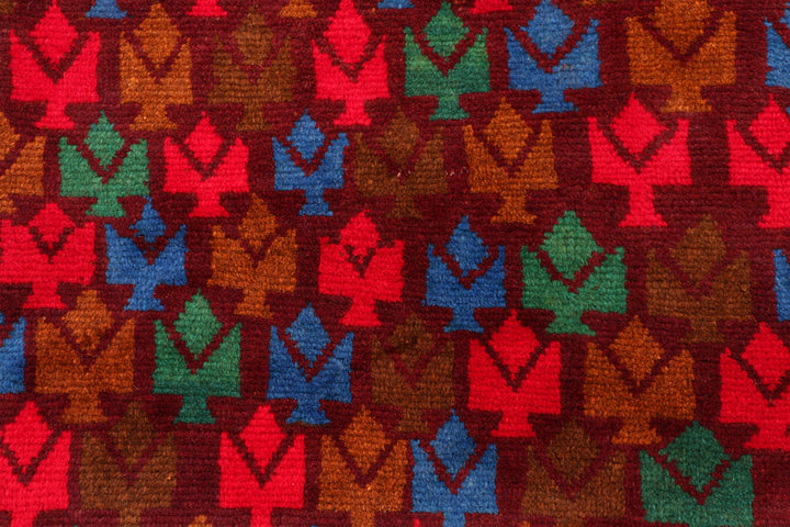 Multi Colored Baluchi 3' 3 x 5' 1 - No. 55158 - ALRUG Rug Store