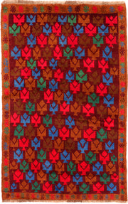Multi Colored Baluchi 3' 3 x 5' 1 - No. 55158 - ALRUG Rug Store