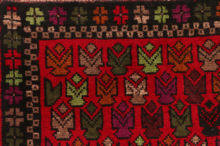 Multi Colored Baluchi 3' 3 x 4' 9 - No. 55161 - ALRUG Rug Store