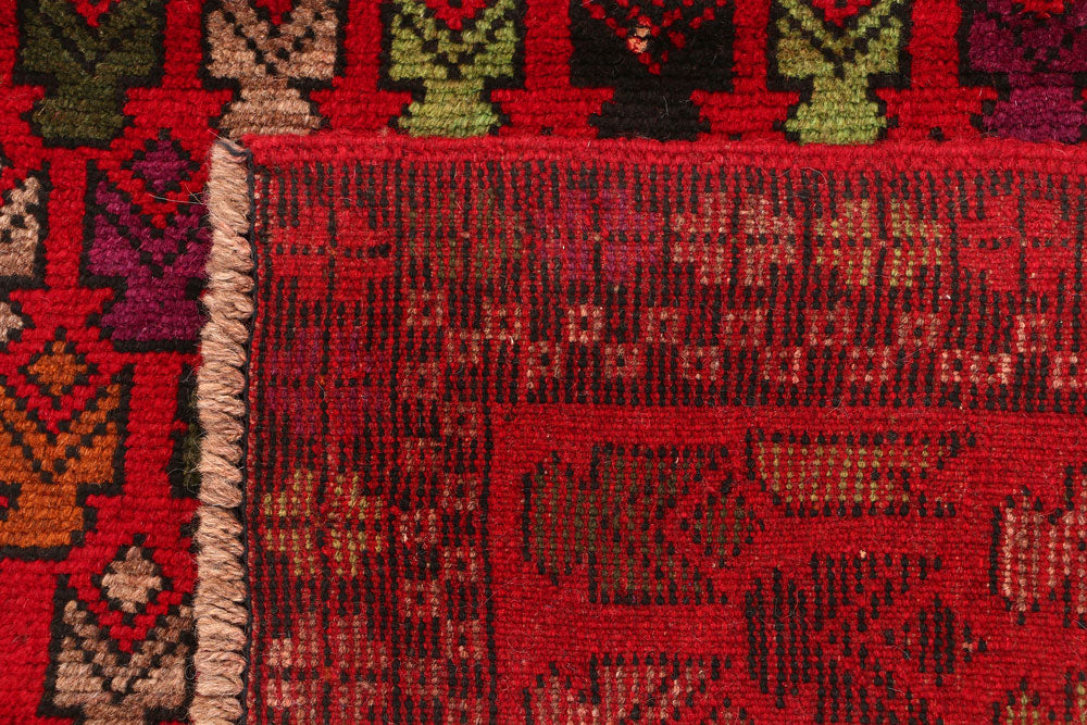 Multi Colored Baluchi 3' 3 x 4' 9 - No. 55161 - ALRUG Rug Store