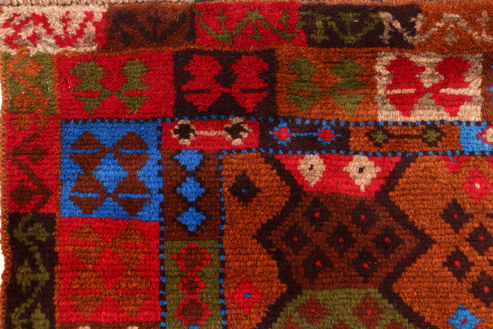 Multi Colored Baluchi 3' 3 x 5' 1 - No. 55164 - ALRUG Rug Store