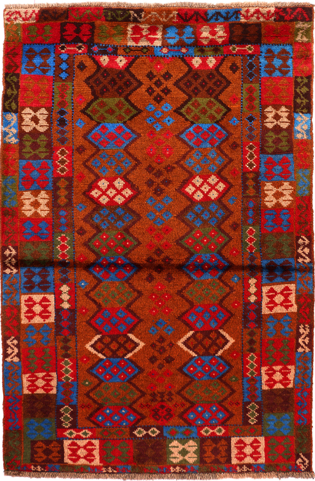 Multi Colored Baluchi 3' 3 x 5' 1 - No. 55164 - ALRUG Rug Store
