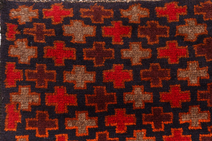 Multi Colored Baluchi 3' 3 x 4' 7 - No. 55168 - ALRUG Rug Store
