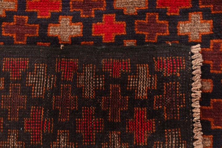 Multi Colored Baluchi 3' 3 x 4' 7 - No. 55168 - ALRUG Rug Store